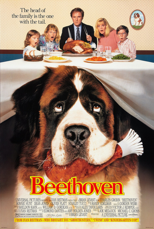 Saint Bernard illustrating Beethoven