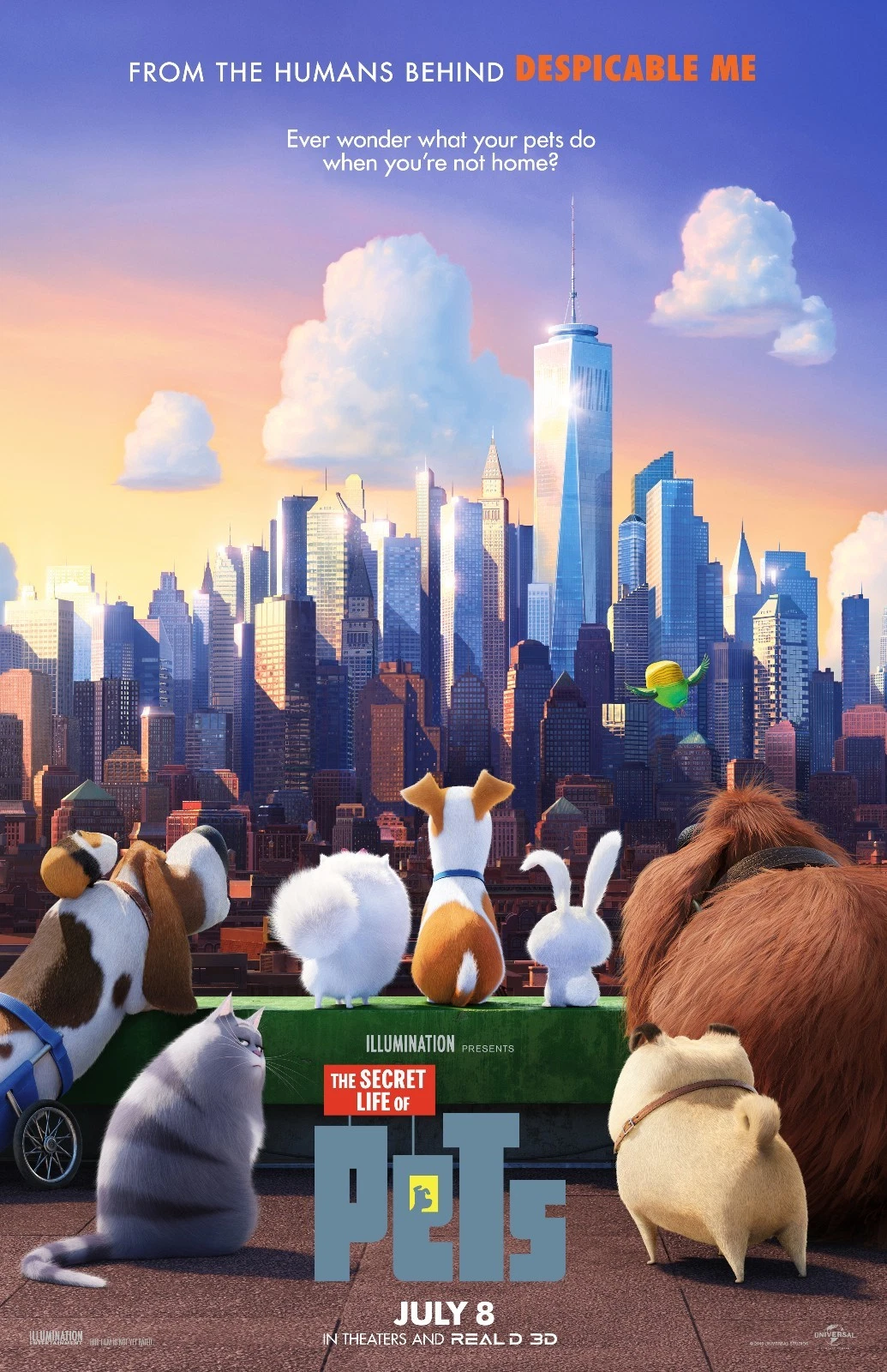 Dog and cat illustrating The Secret Life of Pets