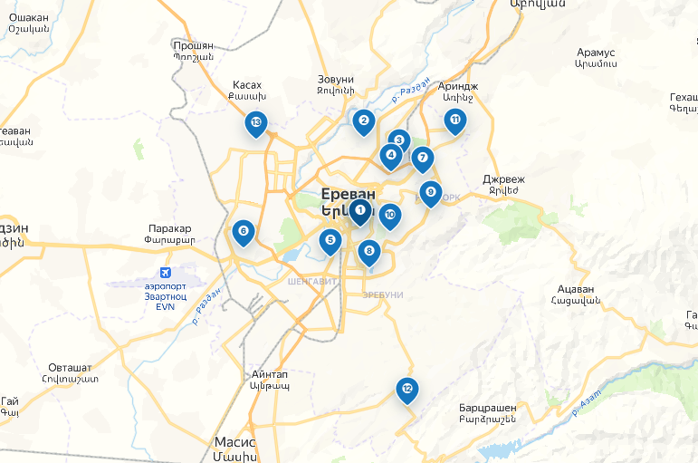 Երևանում շների զբոսանքի 13 առանձնացված վայր